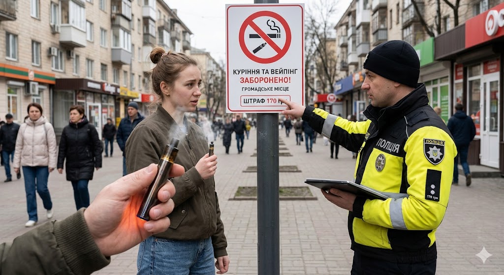 Штраф за куріння в громадських місцях: реалії та суми