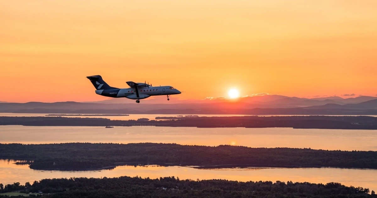 Прототип X1 від компанії Heart Aerospace в аеропорту Платсбург, штат Нью-Йорк