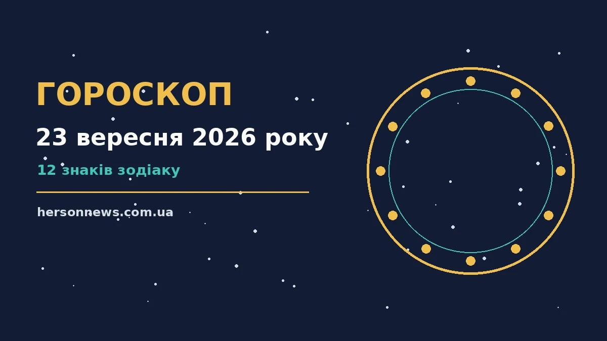 Зоряне небо над міською вулицею ввечері 23 вересня, символ щоденного гороскопу