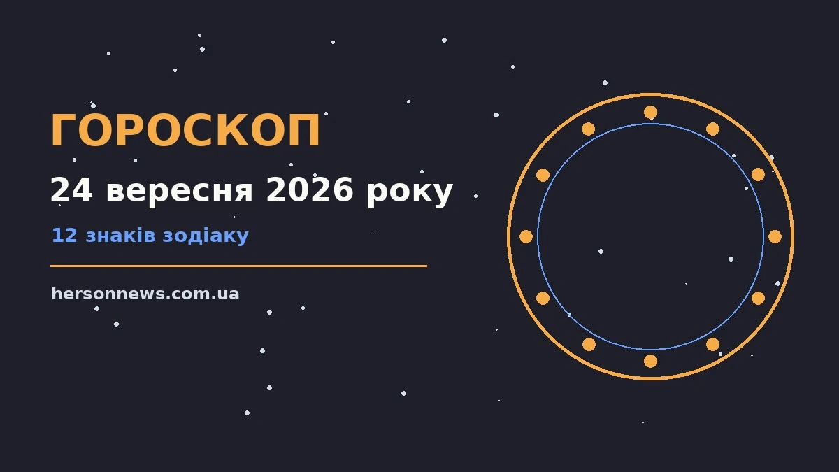 Зоряний гороскоп на 24 вересня 2026 року для всіх знаків зодіаку