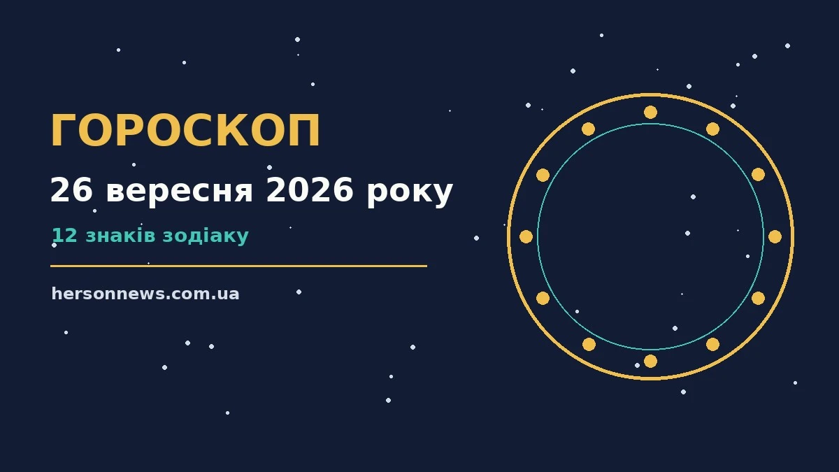 Настільний календар 26 вересня 2026 року, поряд чашка кави та нотатки із планами на суботу