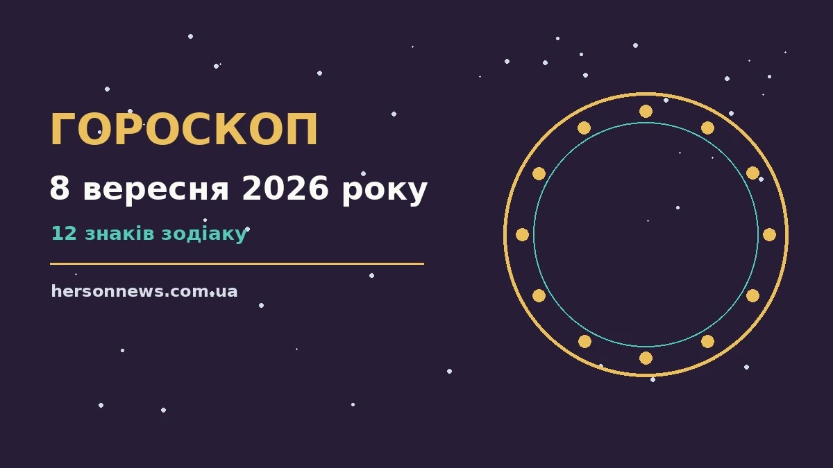 Гороскоп на 8 вересня 2026 року: символічний зодіакальний компас на тлі ранкового неба