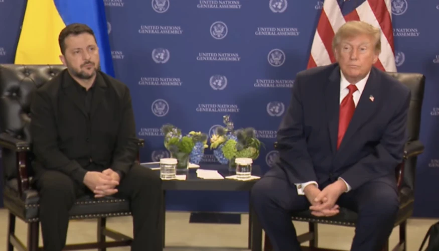 Зустріч президентів США та України Дональда Трампа і Володимира Зеленського у Нью-Йорку