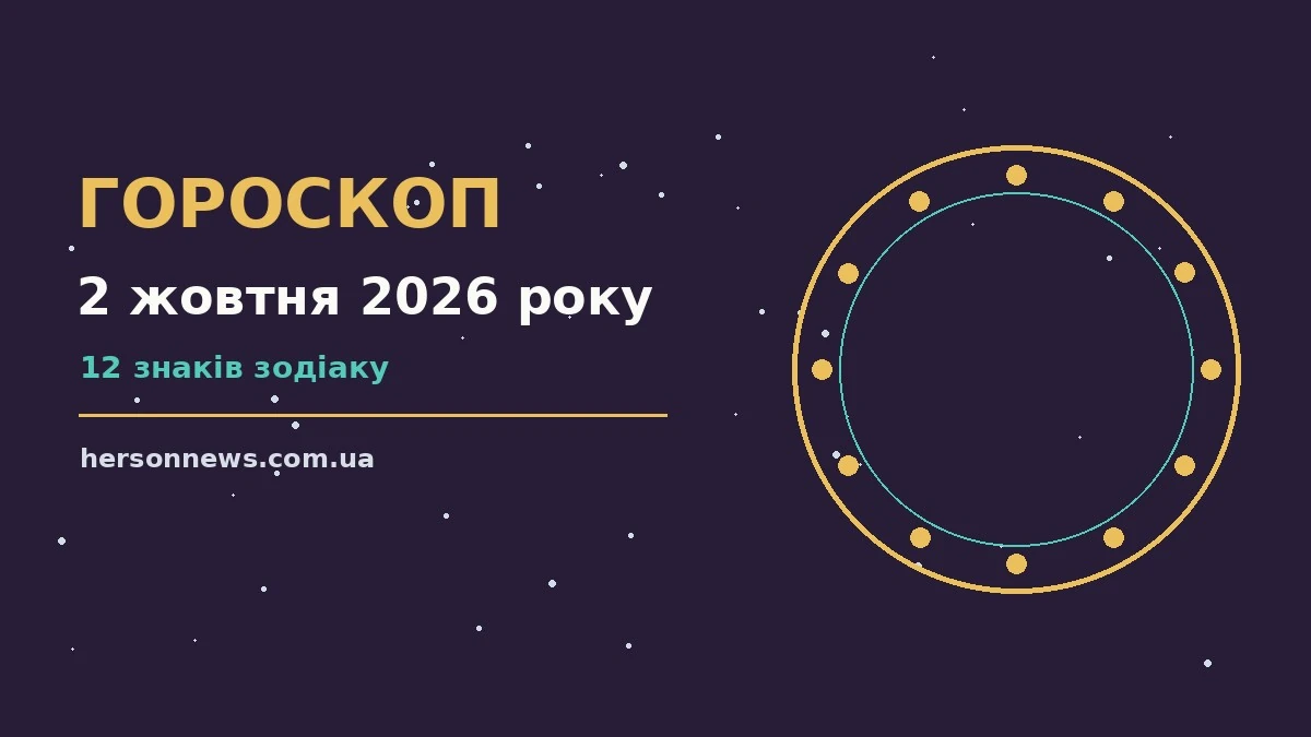 Зоряний гороскоп на 2 жовтня 2026 року — символи знаків Зодіаку на тлі ранкового неба
