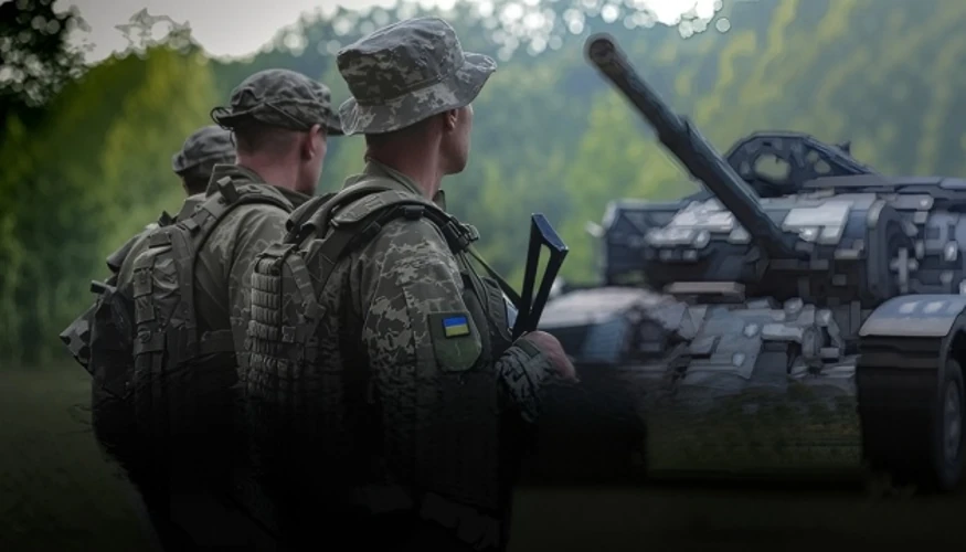 Карта бойових дій із позначенням напрямків атак російських загарбників